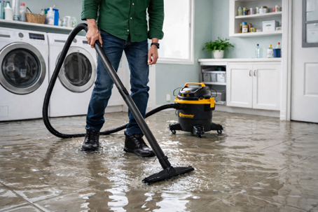 Is it safe to Clean up Water Damage Myself  in my home