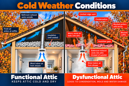How to stop moisture in the attic in RI